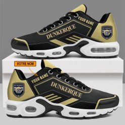 USL Dunkerque – Chaussures Air Max Plus Nouveau style avec nom personnalisé