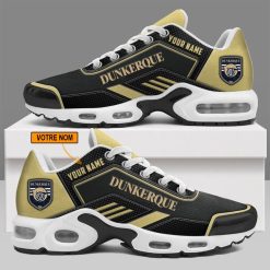 USL Dunkerque – Chaussures Air Max Plus Nouveau style avec nom personnalisé
