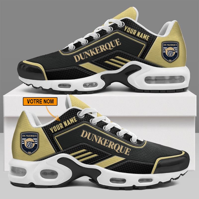 USL Dunkerque – Chaussures Air Max Plus Nouveau style avec nom personnalisé USL Dunkerque – Chaussures Air Max Plus Nouveau style avec nom personnalisé