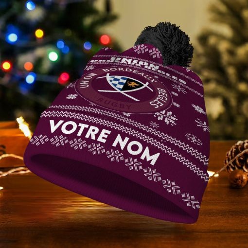 Union Bordeaux Bègles – Bonnet de Noël Nouvelle Version avec nom personnalisé Union Bordeaux Bègles – Bonnet de Noël Nouvelle Version avec nom personnalisé