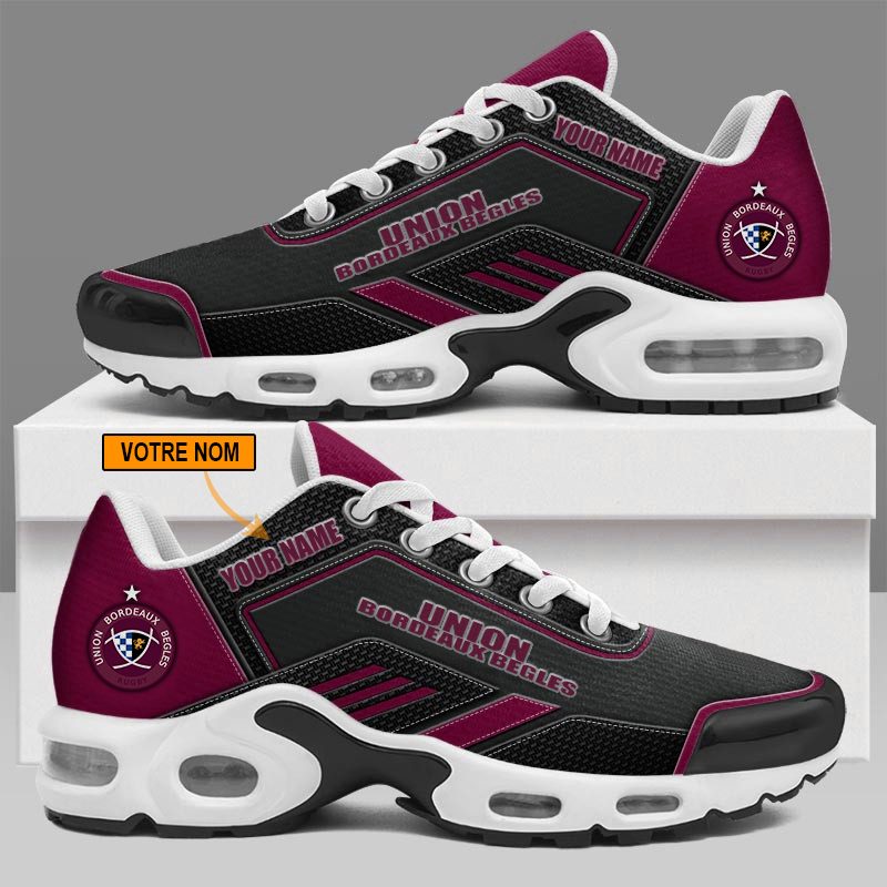 Union Bordeaux Bègles – Chaussures Air Max Plus Nouveau style avec nom personnalisé Union Bordeaux Bègles – Chaussures Air Max Plus Nouveau style avec nom personnalisé