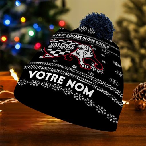 Valence Romans – Bonnet de Noël Nouvelle Version avec nom personnalisé Valence Romans – Bonnet de Noël Nouvelle Version avec nom personnalisé