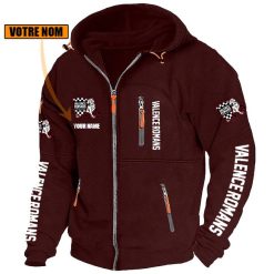 Valence Romans – Blouson zippé Édition spéciale avec nom personnalisé