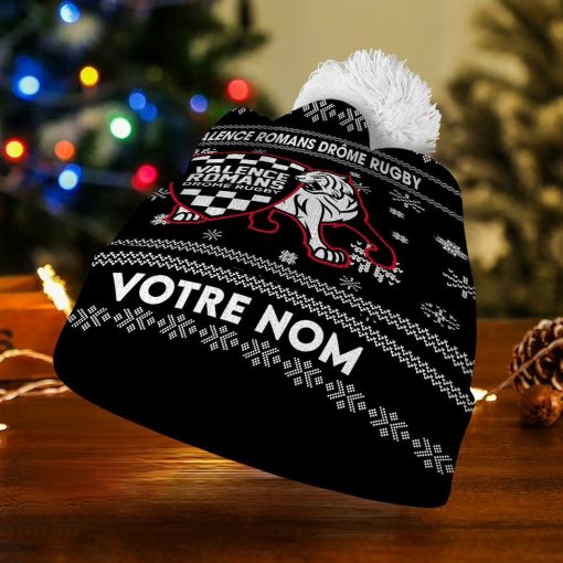 Valence Romans – Bonnet de Noël Nouvelle Version avec nom personnalisé Valence Romans – Bonnet de Noël Nouvelle Version avec nom personnalisé