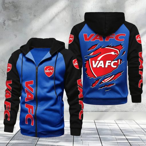 Valenciennes FC – Hoodie zippé raglan Nouveau Design Nouvelle édition Valenciennes FC – Hoodie zippé raglan Nouveau Design Nouvelle édition