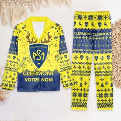 ASM Clermont Auvergne – Ensemble de pyjama : édition fan avec nom personnalisé