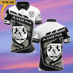 Amiens SC – Chemise polo Nouvelle Version Avec Nom Personnalisé