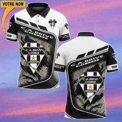 CA Brive – Chemise polo Nouvelle Version Avec Nom Personnalisé