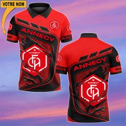FC Annecy – Chemise polo Nouvelle Version Avec Nom Personnalisé