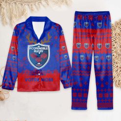 FC Grenoble Rugby – Ensemble de pyjama : édition fan avec nom personnalisé