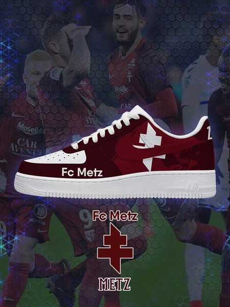 FC Metz – Baskets AF1 de sport – nouvelle version FC Metz – Baskets AF1 de sport – nouvelle version