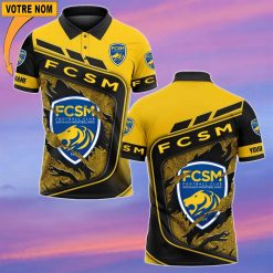 FC Sochaux-Montbéliard – Chemise polo Nouvelle Version Avec Nom Personnalisé