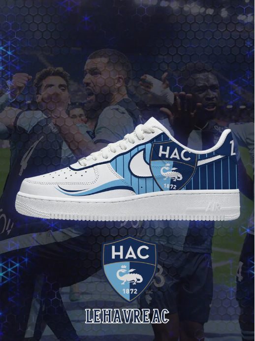 Le Havre AC – Baskets AF1 de sport – nouvelle version Le Havre AC – Baskets AF1 de sport – nouvelle version