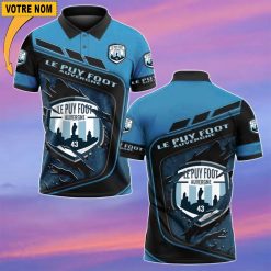 Le Puy Foot 43 Auvergne – Chemise polo Nouvelle Version Avec Nom Personnalisé