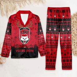 Lyon OU – Ensemble de pyjama : édition fan avec nom personnalisé