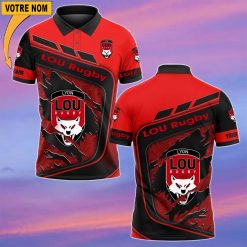 Lyon OU – Chemise polo Nouvelle Version Avec Nom Personnalisé