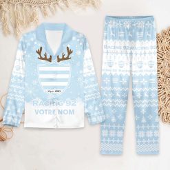 Racing 92 – Ensemble de pyjama : édition fan avec nom personnalisé