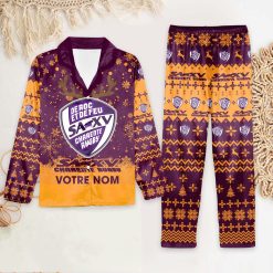 Soyaux-Angoulême XV – Ensemble de pyjama : édition fan avec nom personnalisé