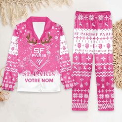 Stade Francais – Ensemble de pyjama : édition fan avec nom personnalisé