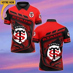Stade Toulousain – Chemise polo Nouvelle Version Avec Nom Personnalisé
