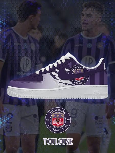 Toulouse FC – Baskets AF1 de sport – nouvelle version Toulouse FC – Baskets AF1 de sport – nouvelle version