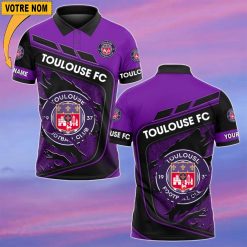 Toulouse FC – Chemise polo Nouvelle Version Avec Nom Personnalisé