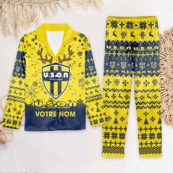 USON Nevers – Ensemble de pyjama : édition fan avec nom personnalisé