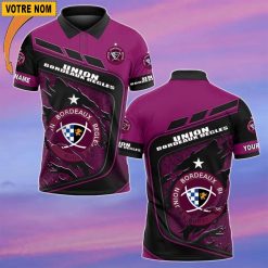 Union Bordeaux Bègles – Chemise polo Nouvelle Version Avec Nom Personnalisé