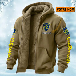 ASM Clermont Auvergne – Hoodie doublé en polaire Édition Limitée Avec Nom Personnalisé