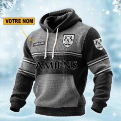 Amiens SC – Pull hoodie gaufré Édition spéciale Avec Nom Personnalisé