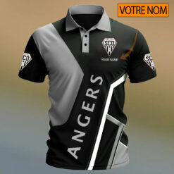 Angers SCO – Chemise polo Design Signature Avec Nom Personnalisé