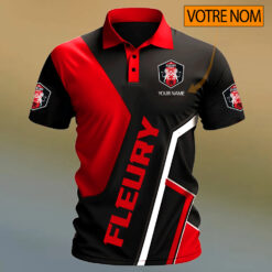 FC Fleury 91 – Chemise polo Design Signature Avec Nom Personnalisé