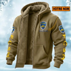 FC Sochaux-Montbéliard – Hoodie doublé en polaire Édition Limitée Avec Nom Personnalisé