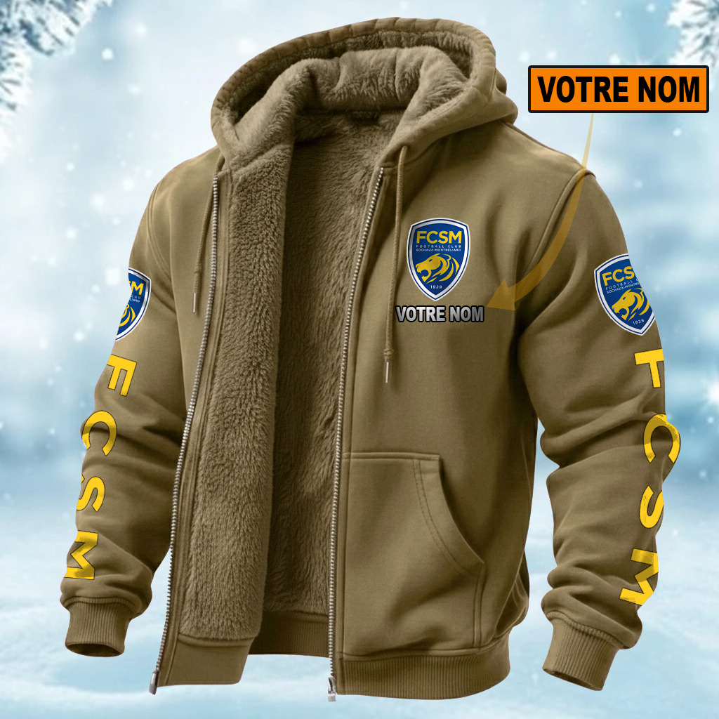FC Sochaux-Montbéliard – Hoodie doublé en polaire Édition Limitée Avec Nom Personnalisé FC Sochaux-Montbéliard – Hoodie doublé en polaire Édition Limitée Avec Nom Personnalisé