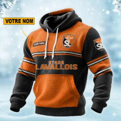 Stade Lavallois – Pull hoodie gaufré Édition spéciale Avec Nom Personnalisé