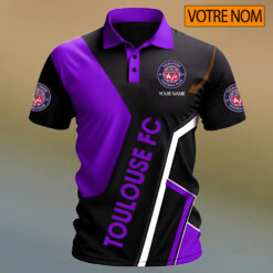 Toulouse FC – Chemise polo Design Signature Avec Nom Personnalisé