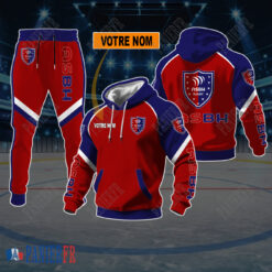 AS Béziers Hérault – Sweat à capuche et pantalon Nouvelle édition Avec Nom Personnalisé