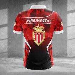 Polo à fermeture éclair – AS Monaco nouvelle version avec nom personnalisé