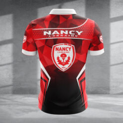 Polo à fermeture éclair – AS Nancy Lorraine nouvelle version avec nom personnalisé