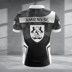 Polo à fermeture éclair – Amiens SC nouvelle version avec nom personnalisé