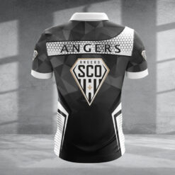 Polo à fermeture éclair – Angers SCO nouvelle version avec nom personnalisé