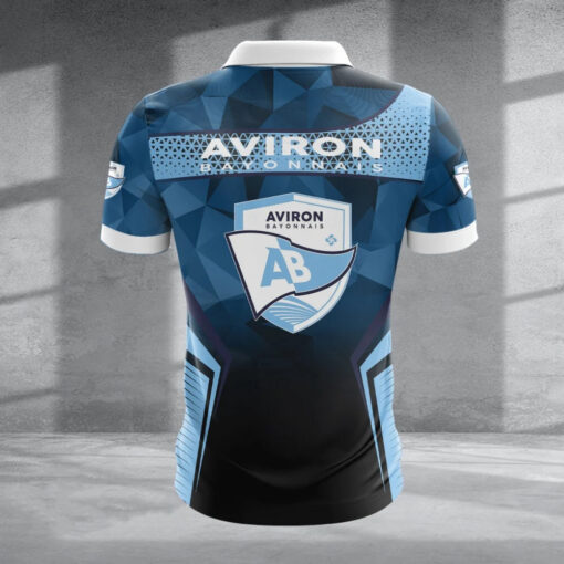 Polo à fermeture éclair – Aviron Bayonnais nouvelle version avec nom personnalisé Polo à fermeture éclair – Aviron Bayonnais nouvelle version avec nom personnalisé