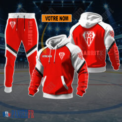Biarritz Olympique PB – Sweat à capuche et pantalon Nouvelle édition Avec Nom Personnalisé