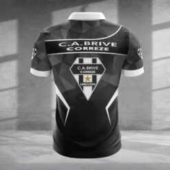 Polo à fermeture éclair – CA Brive nouvelle version avec nom personnalisé