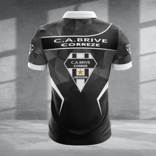 Polo à fermeture éclair – CA Brive nouvelle version avec nom personnalisé Polo à fermeture éclair – CA Brive nouvelle version avec nom personnalisé