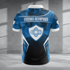 Polo à fermeture éclair – Castres Olympique nouvelle version avec nom personnalisé