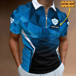 Polo à fermeture éclair – Castres Olympique nouvelle version avec nom personnalisé
