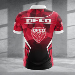 Polo à fermeture éclair – Dijon FCO nouvelle version avec nom personnalisé