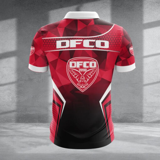 Polo à fermeture éclair – Dijon FCO nouvelle version avec nom personnalisé Polo à fermeture éclair – Dijon FCO nouvelle version avec nom personnalisé