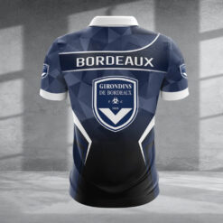 Polo à fermeture éclair – FC Girondins de Bordeaux nouvelle version avec nom personnalisé